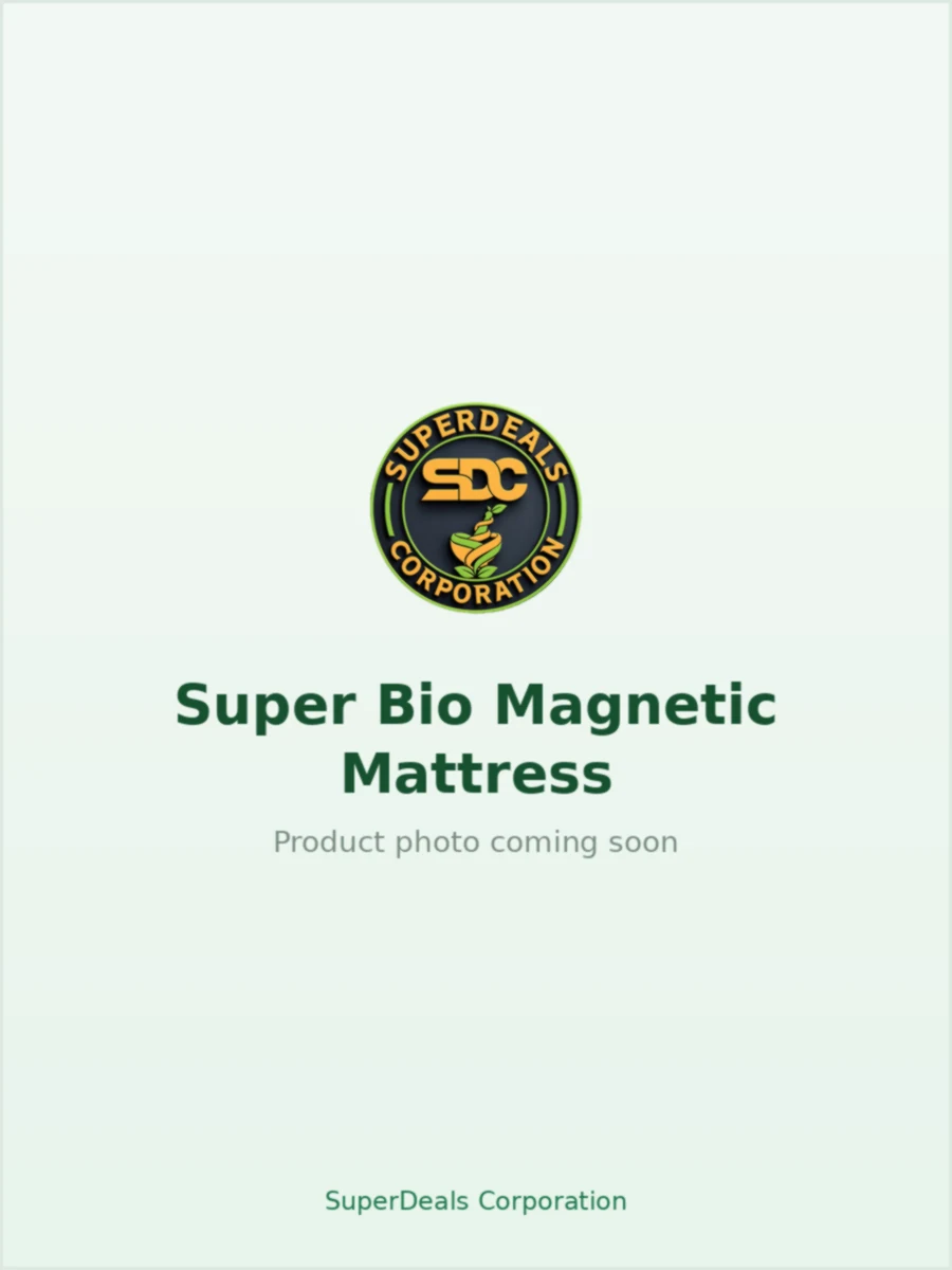Super Bio Magnetic Mattress With Pillow Pad